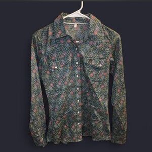 CINCH multicoloured button up shirt Size XS